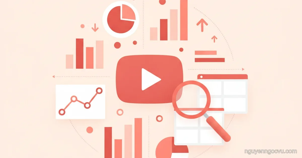 Bảng phân tích thị trường YouTube với biểu đồ và chỉ số