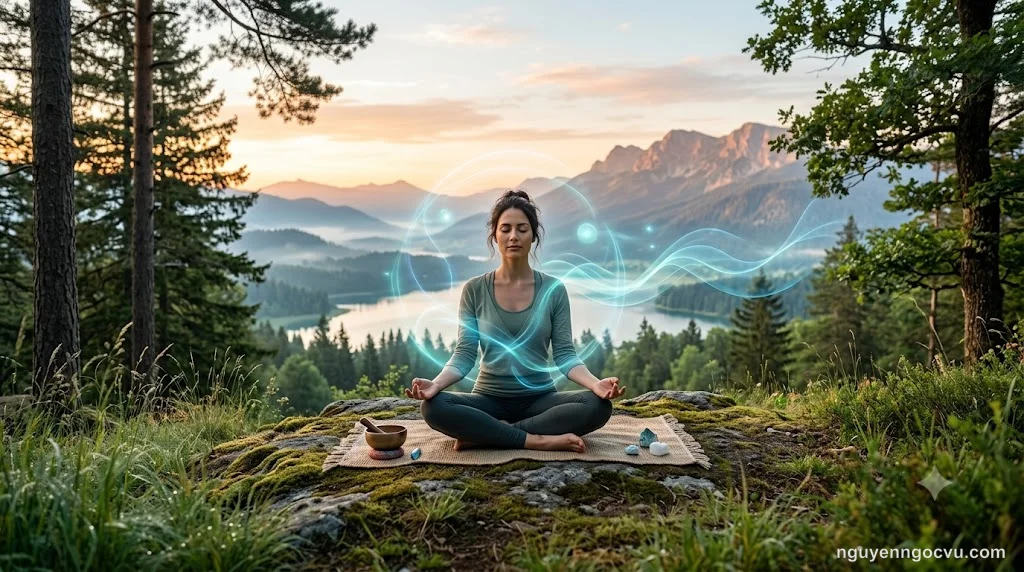Hình ảnh biểu trưng về quản lý stress và sức khỏe tinh thần